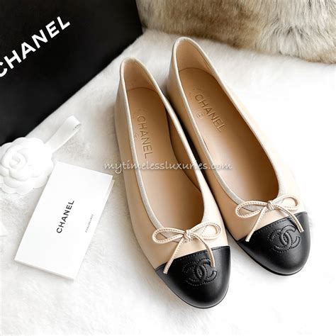 chanel classic ballerina|Chanel ballerinas beige.